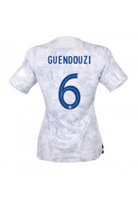 Frankrijk Matteo Guendouzi #6 Voetbaltruitje Uit tenue Dames WK 2022 Korte Mouw
